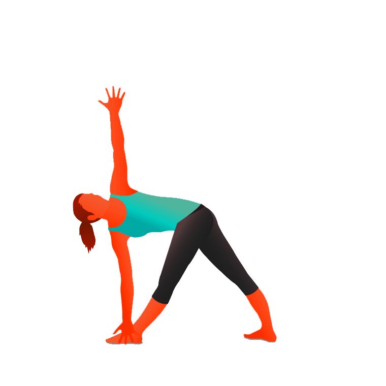 Yoga Pose: Triangle, Pocket Yoga