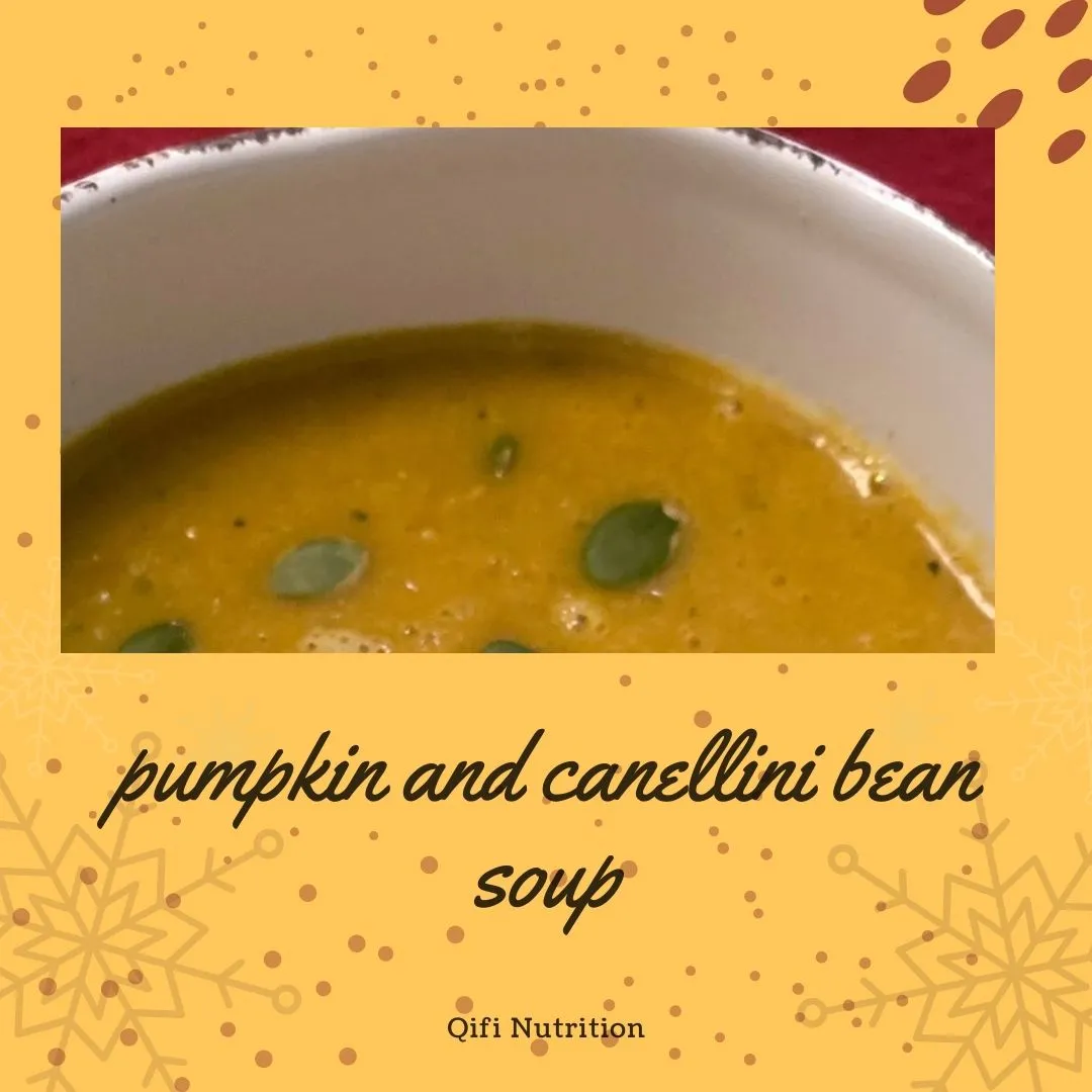 Pumpkin and Cannellini Bean Soup