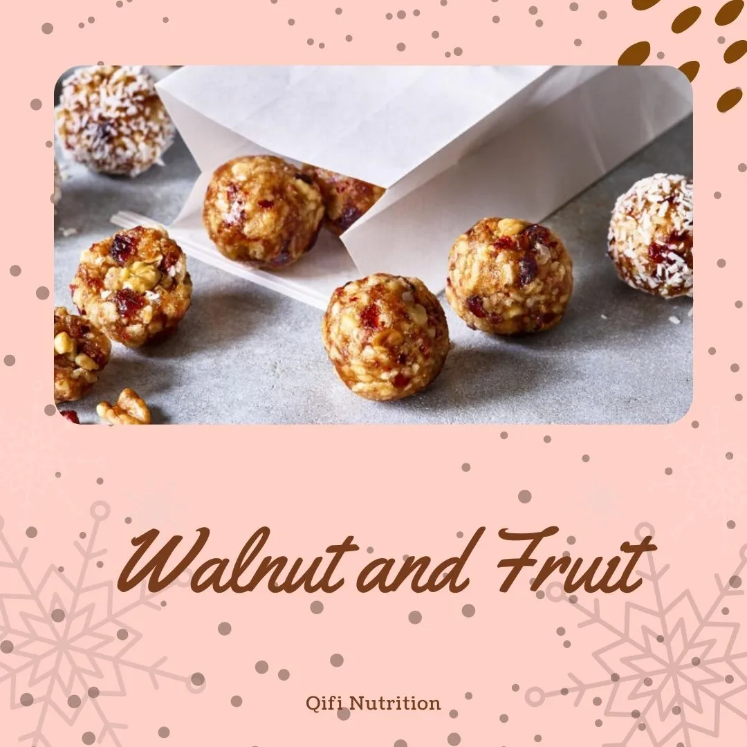Walnut And Fruit Energy Bites