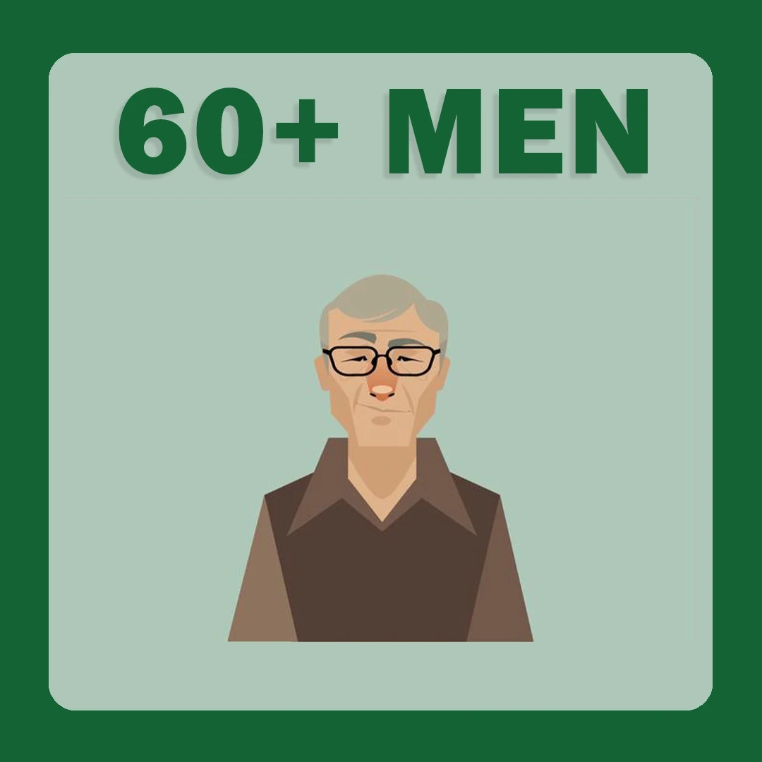 60+ Mens